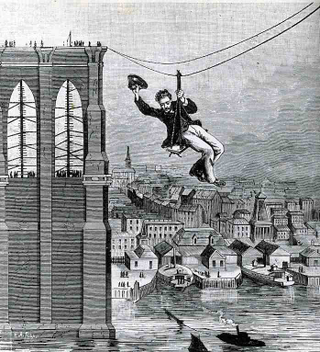 Illustration for article titled La leyenda de Robert
Odlum, el hombre que apostó su vida tirándose del puente de Brooklyn